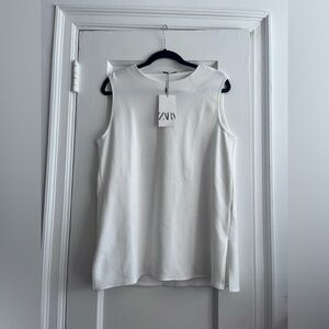 Zara Classic White Tank Sweater